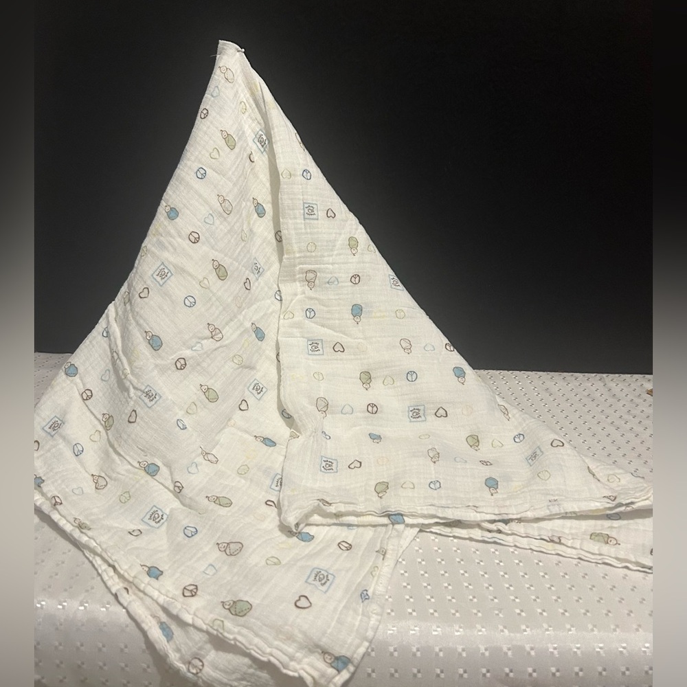 Swaddle Designs Baby Infant Peace , Love, Babies Swaddle Print Blanket Cotton